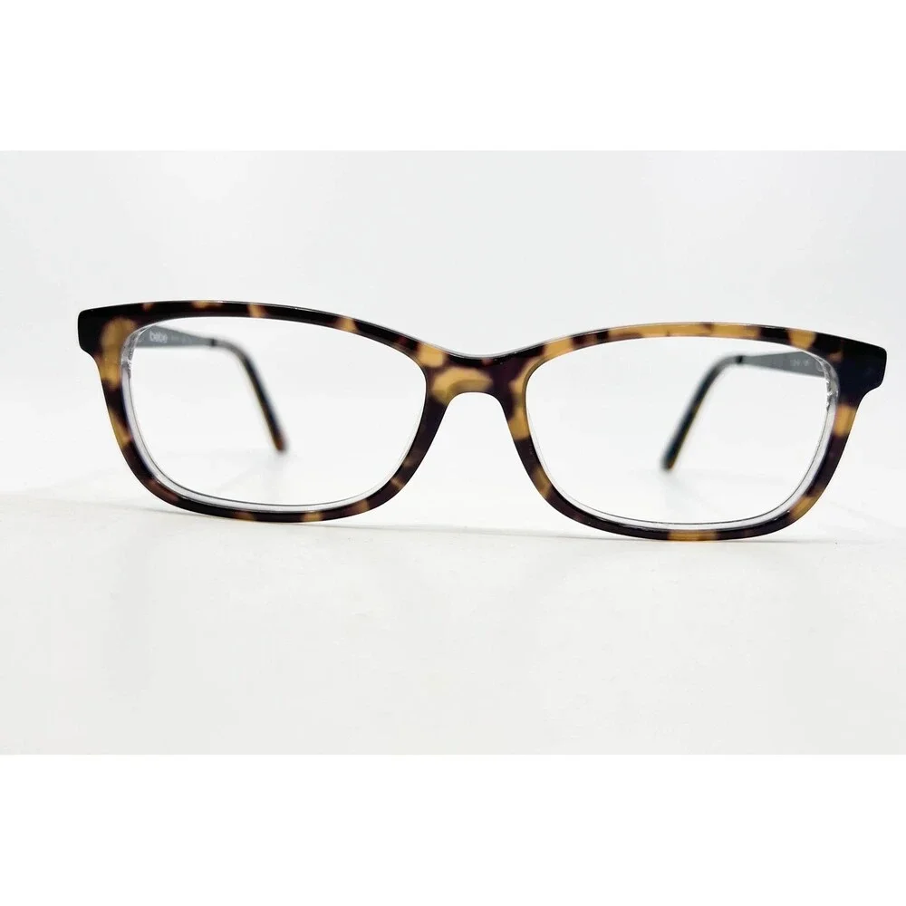 Bebe Eyeglasses Women Tortoise BB5042 Cat Eye 52-16-135